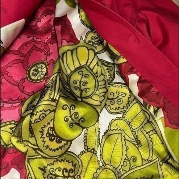 Chico’s Red Button Down Career Office Date Night Jacket NWOT Size 8 - Picture 7 of 11